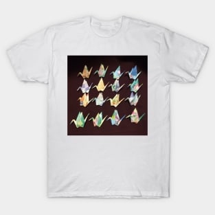 origami cranes floral T-Shirt